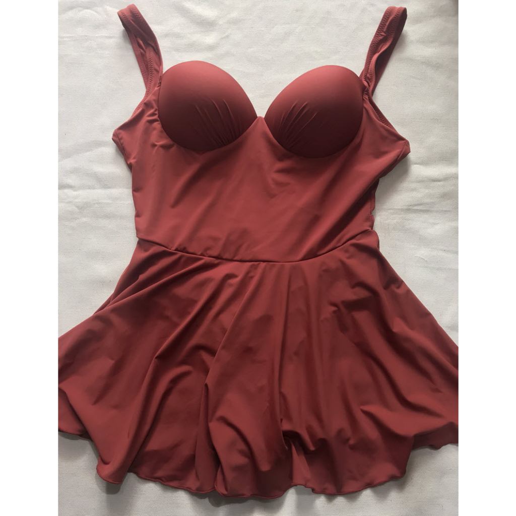 Đồ bơi, Bikini dạng đầm Size Lớn, Giấu Bụng, Kín Đáo Cho Người Béo Mập #5552