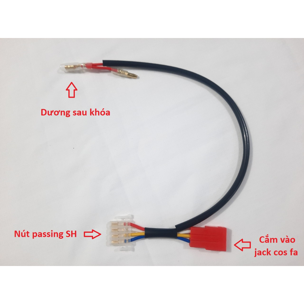 Jack chế passing sh xin vượt cho các dòng xe honda xài bóng halogen