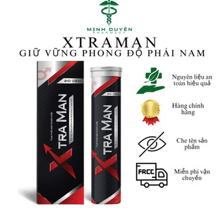 Viên sủi XTRAMAN tăng cường sinh lý nam chống xuất tinh sớm hàng chính hãng