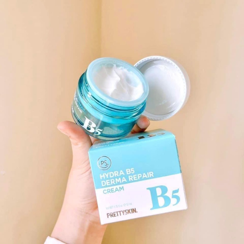 Kem dưỡng phục hồi và làm trắng da Prettyskin Hydra B5 Derma Repair Cream 52ml