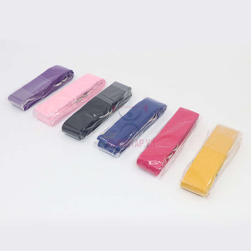 Dây Đai Tập Yoga Cotton Strap Dài 1.83m