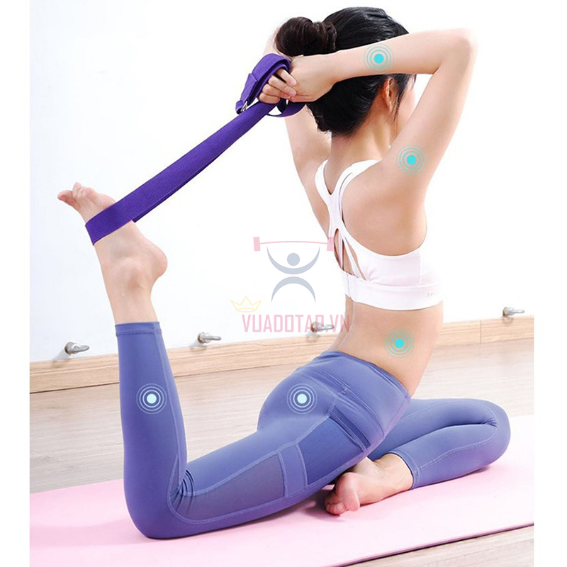 Dây Đai Tập Yoga Cotton Strap Dài 1.83m