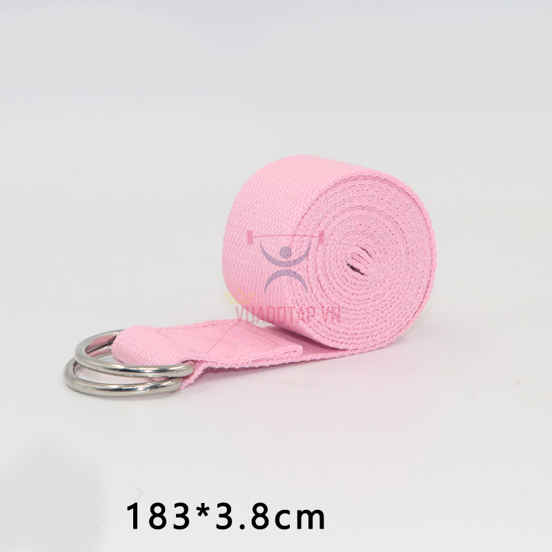 Dây Đai Tập Yoga Cotton Strap Dài 1.83m