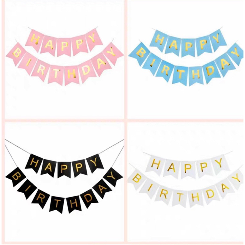 Dây treo chữ sinh nhật Happy Birthday