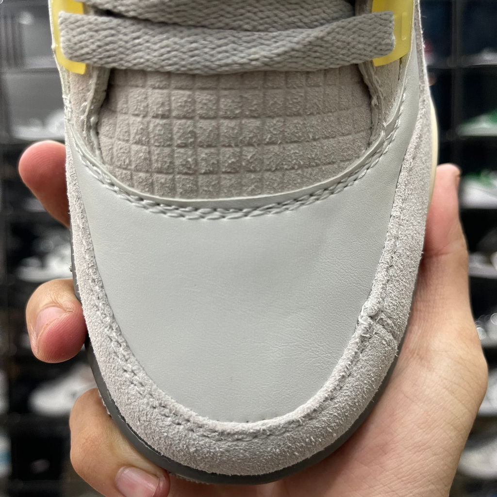 Giày Jordan 4 Retro SE Craft Photon Dust, JD4 Xám Da Lộn Cao Cấp - Than.Shoes