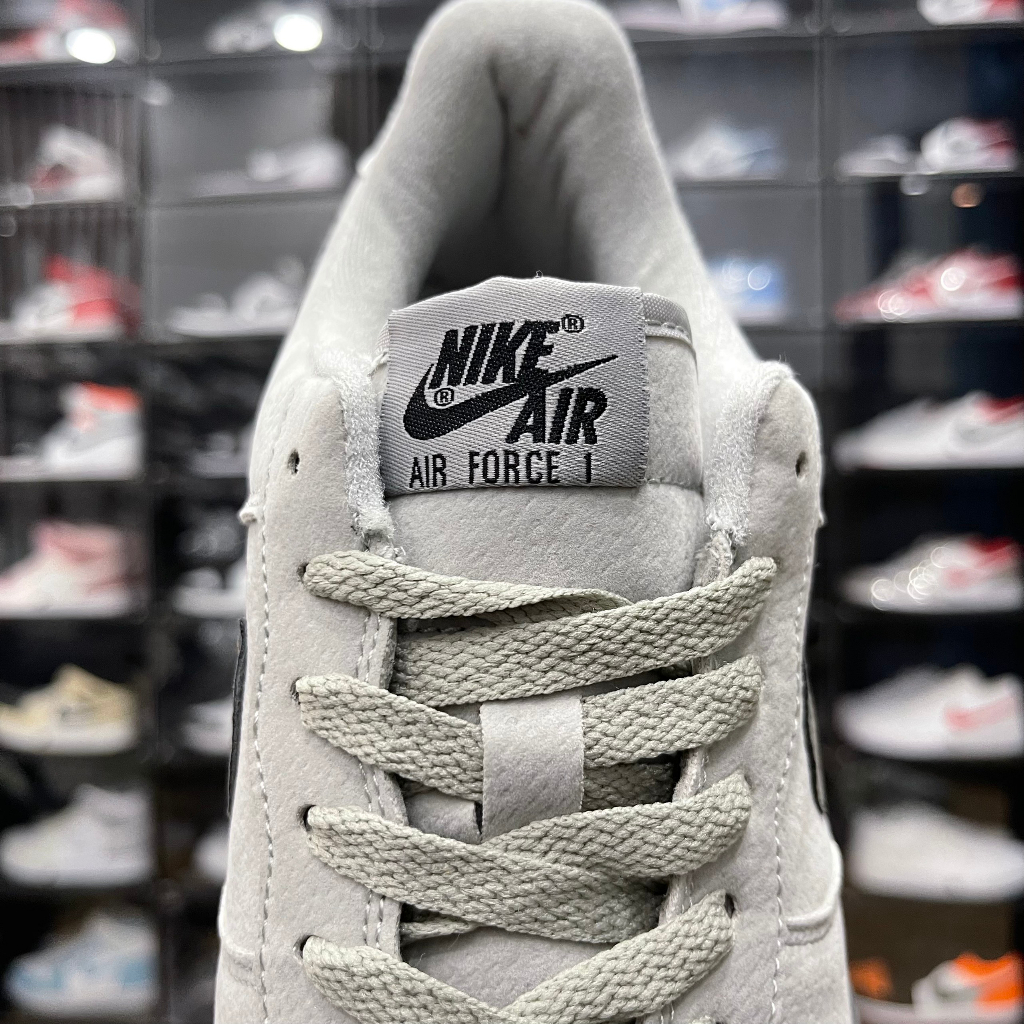 Giày AF1 Low x Reigning Champ, AF1 Thấp Xám Da Lộn Đế Trong Cao Cấp - Than.Shoes