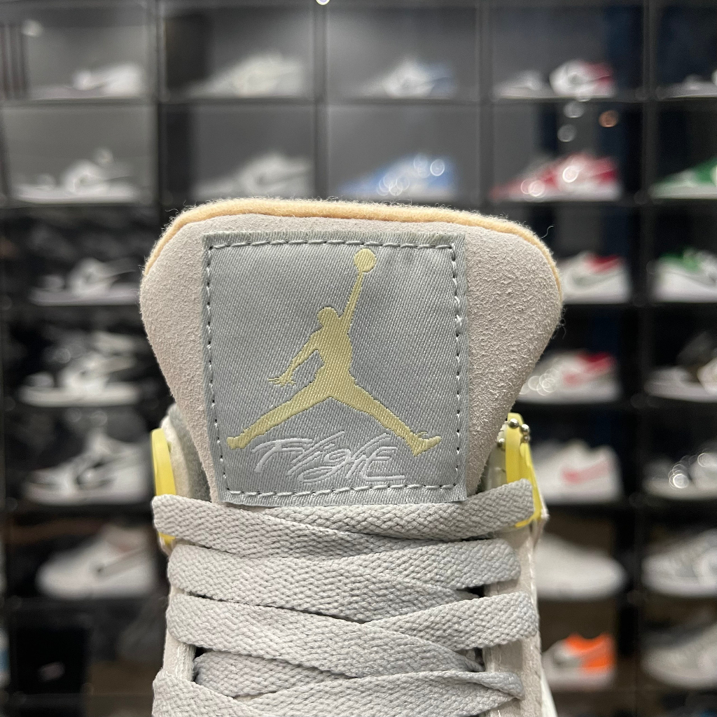 Giày Jordan 4 Retro SE Craft Photon Dust, JD4 Xám Da Lộn Cao Cấp - Than.Shoes