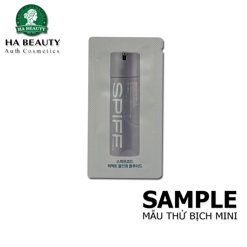 (SAMPLE for men) Tinh chất dưỡng da tất cả trong 1 bước dành cho Nam giới SPIFF CODES Perfect all in one fluid Hàn Quốc