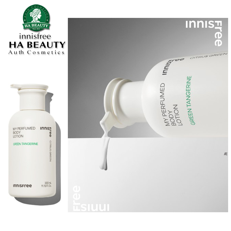 Sữa dưỡng thể Mềm mướt sáng mịn da Hương nước hoa innisfree My Perfumed Body Lotion 330mL
