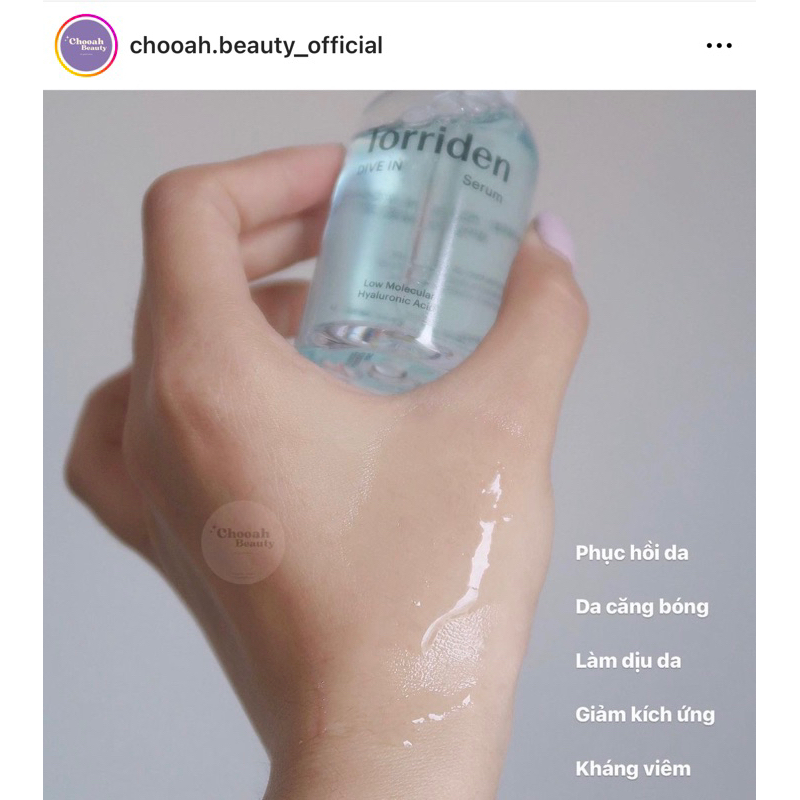 Tinh chất cấp nước phục hồi da Torriden Dive In Serum 50ml - FULLBOX