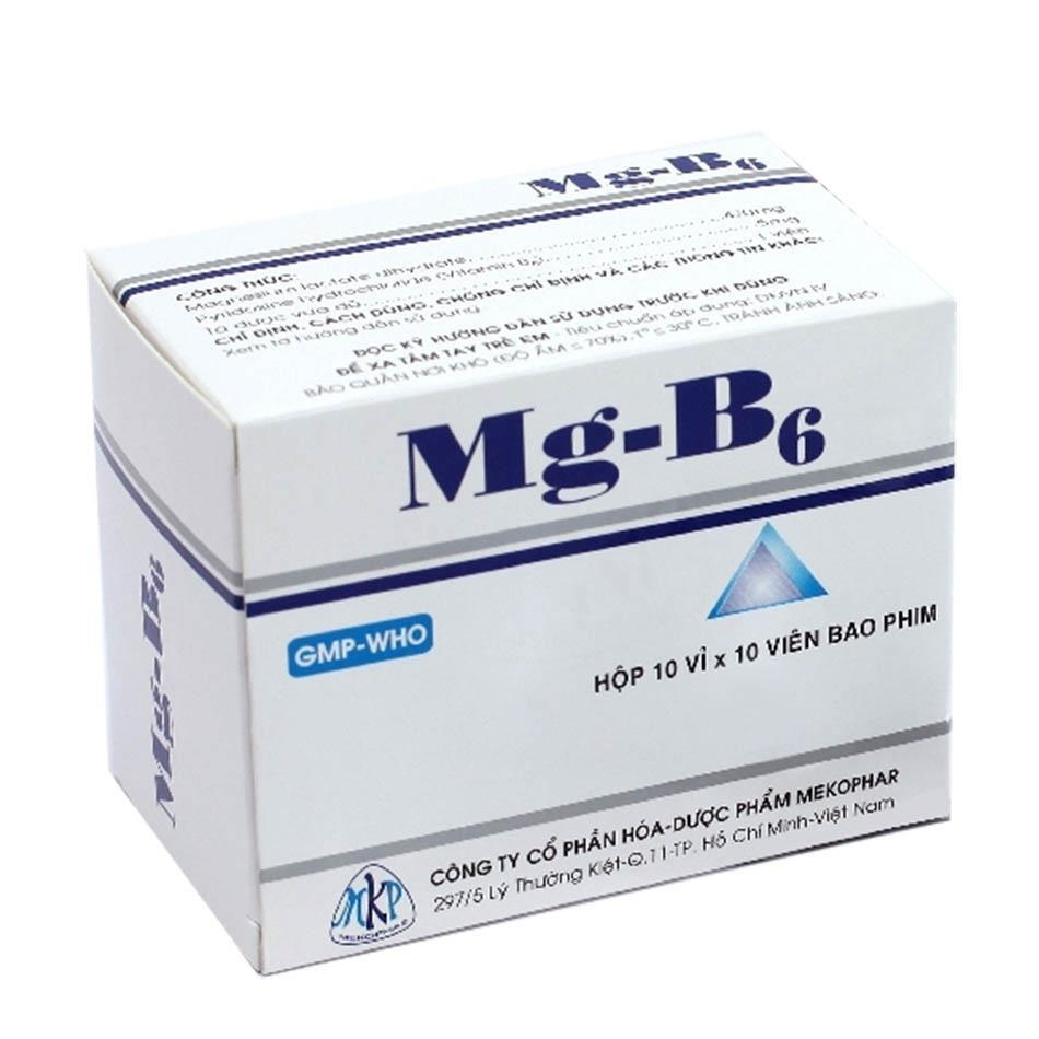 Viên uống bổ sung Vitamin Mg-B6 MKP, (hộp 10 vỉ x 10 viên)