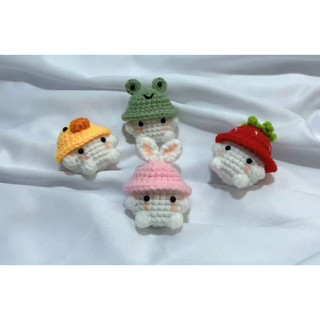 Nấm đội nón bằng len handmade siêu dễ thương