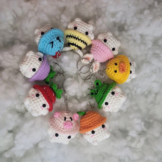 Nấm đội nón bằng len handmade siêu dễ thương