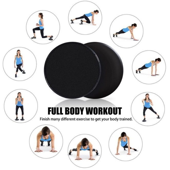 Đĩa Trượt Tập Yoga, Gym 18x18cm