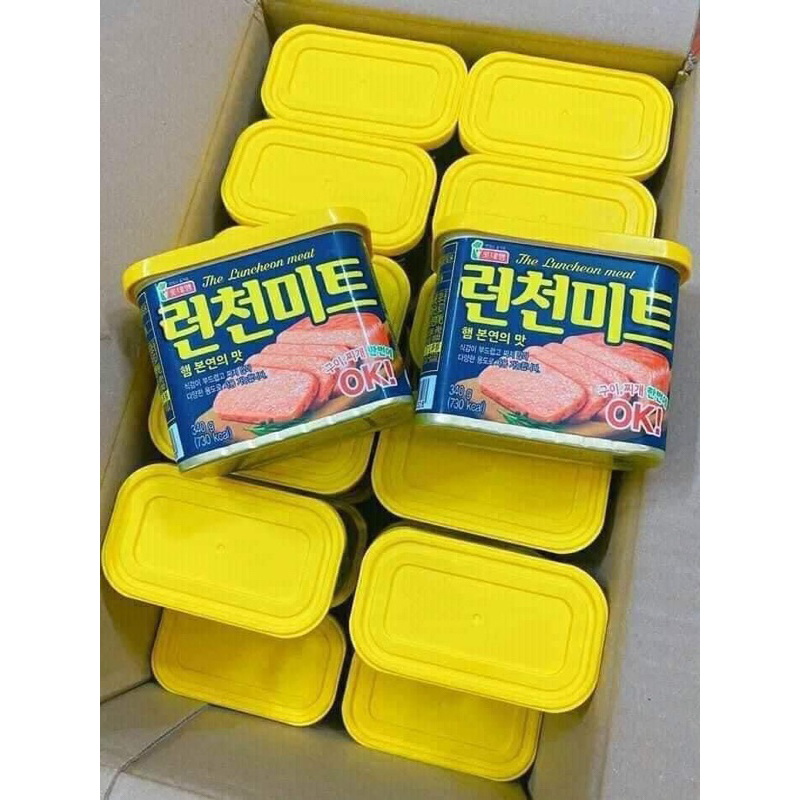 3 hộp Spam Hàn Quốc 340gr DATE 2026