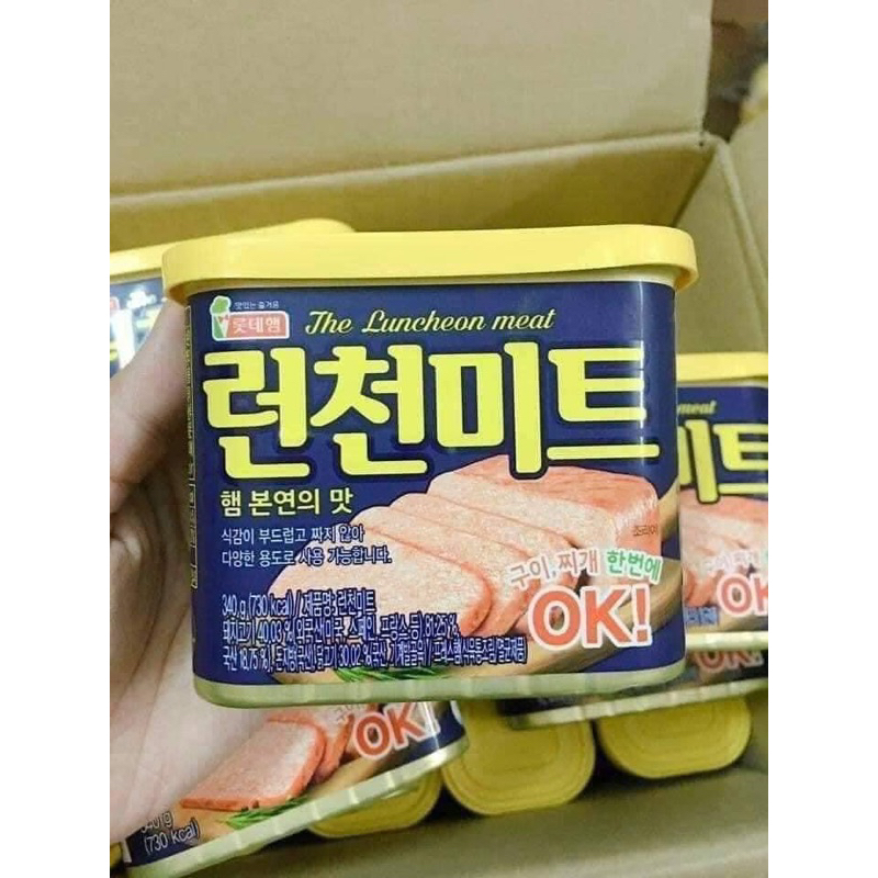 3 hộp Spam Hàn Quốc 340gr DATE 2026