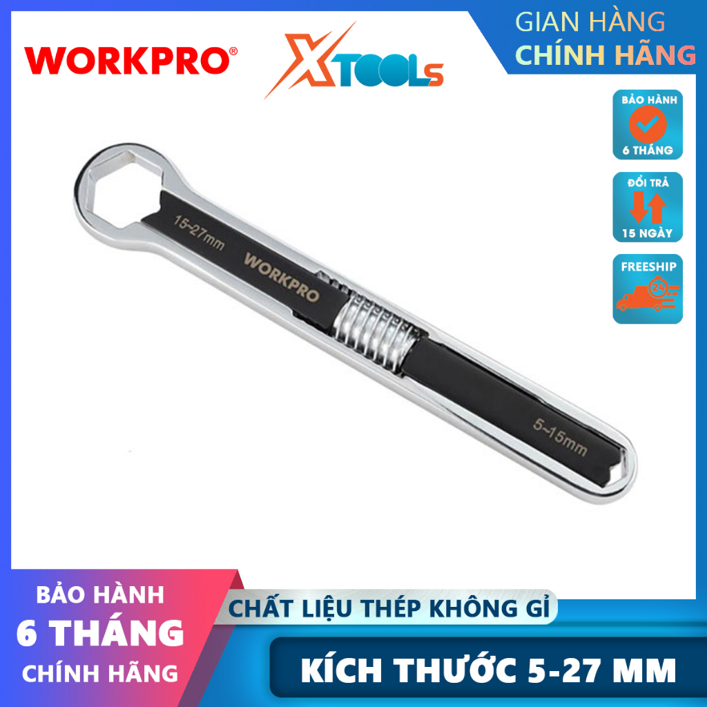 Cờ lê đa năng 5-27mm Workpro - WP272016