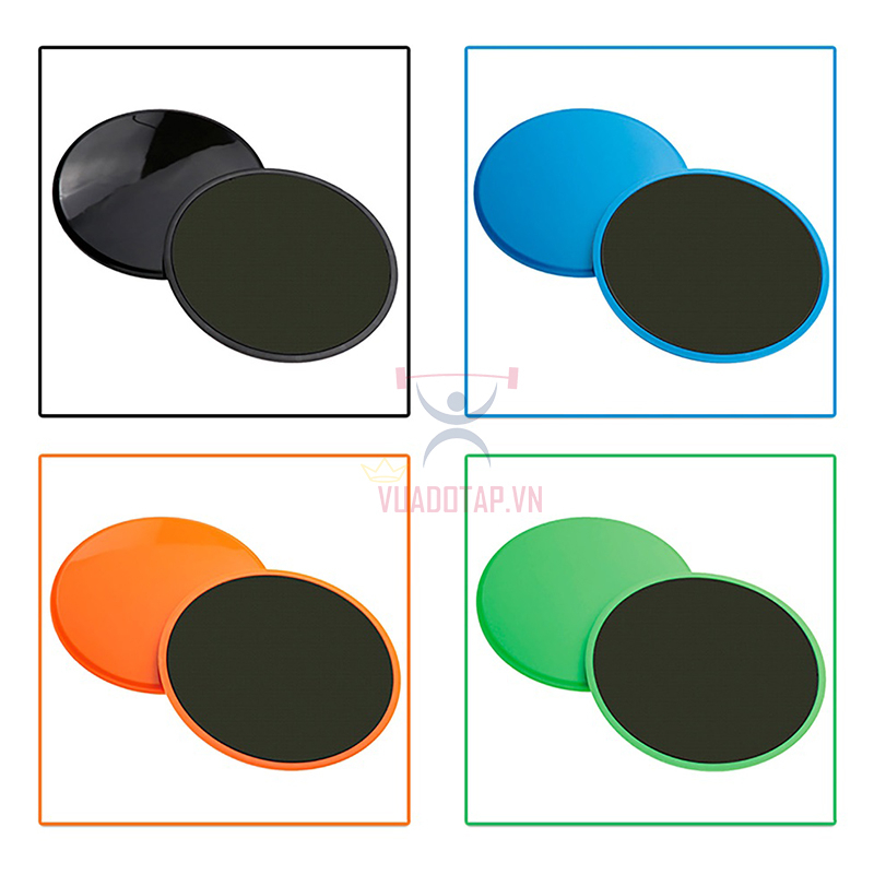 Đĩa Trượt Tập Yoga, Gym 18x18cm