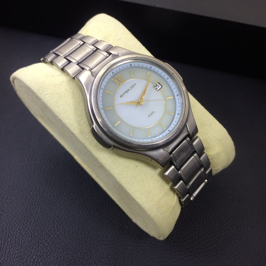 Đồng hồ nam Alba Epsion Titanium năng lượng mặt trời