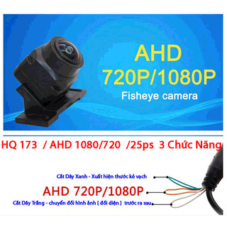 Camera ô tô trước sau hq 173a chuyển đổi ahd 720-1080p