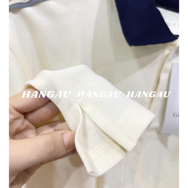 Áo Polo GC Phối Viền Phản Quang 💙 FREESHIP💙Áo polo GC bảo cá sấu đồ đôi nam nữ