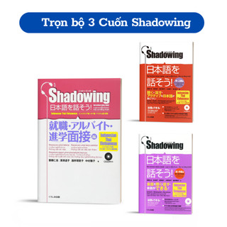 Sách - Trọn Bộ 3 Quyển Shadowing Tiếng Việt Luyện Hội Thoại Trong Mọi Tình Huống