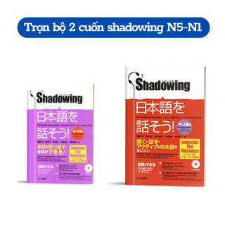 Sách - Trọn Bộ 2 Cuốn shadowing Tiếng Việt Luyện Hội Thoại Trong Mọi Tình Huống