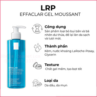 Sữa rửa mặt LRP cho da dầu mụn