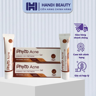 Gel giảm mụn, giảm thâm Phyto Acne Gel Tretinoin 0.05% + Oubaku + HA 15g