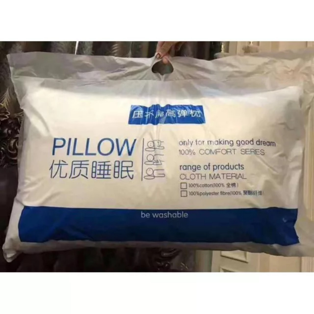 Ruột Gối Hilton Chuẩn Loại 1 Bông Nguyên Sơ Đàn Hồi Cao Dùng Cho Khách Sạn 5 Sao