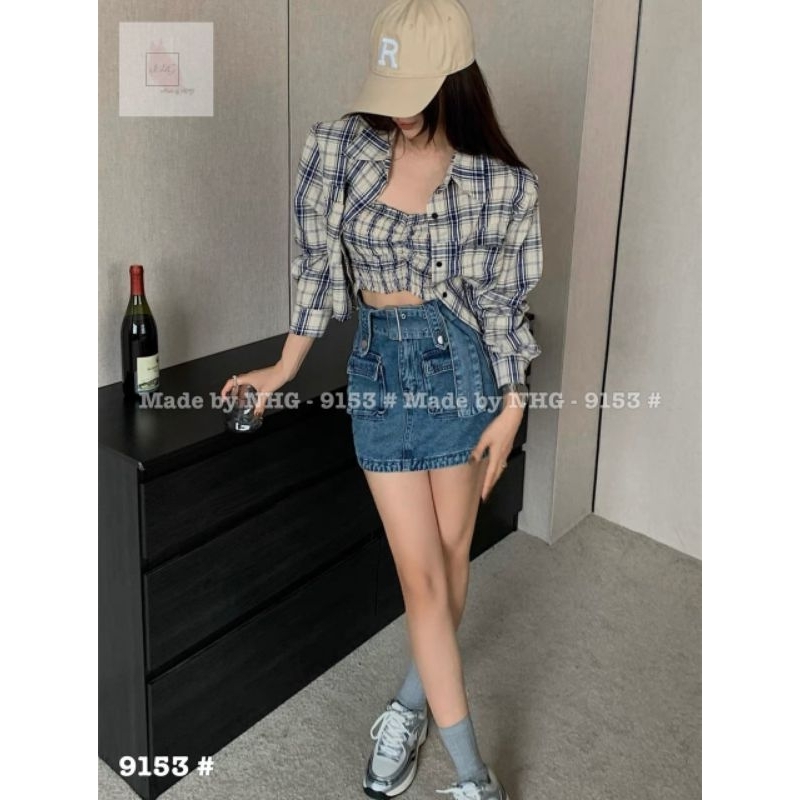 Chân váy đai túi hộp hàng QCL1