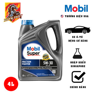 Dầu nhớt ô-tô mobil super 2000 friction fighter 5w-30