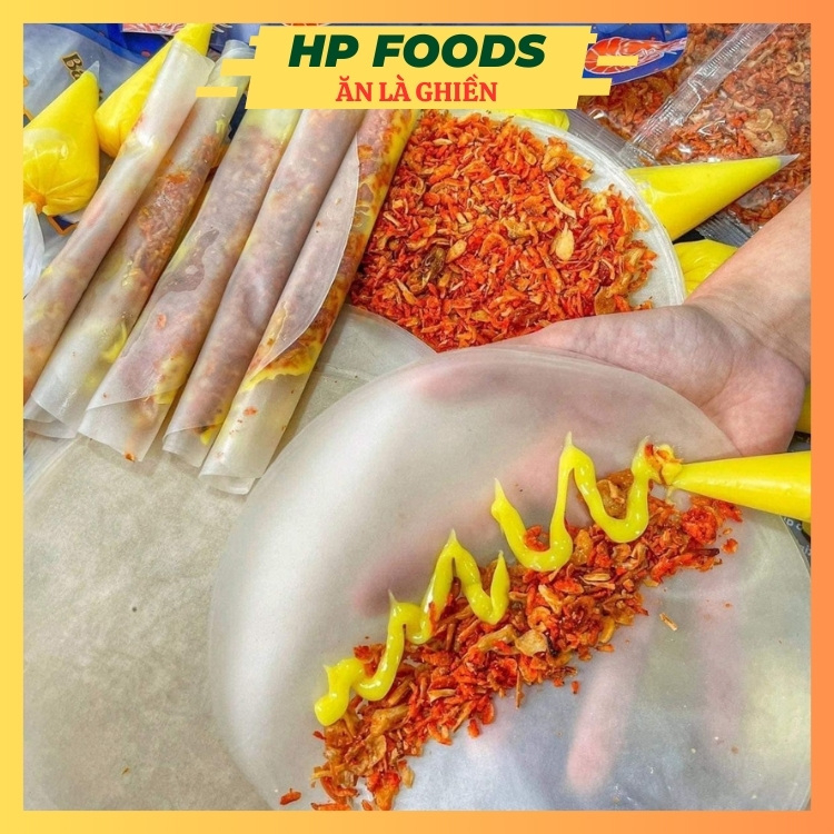Siêu ưu đãi Bánh Tráng Phơi Sương, Tép hành phi, bơ béo tặng kèm sốt tắc siêu ngon - HPFOODS