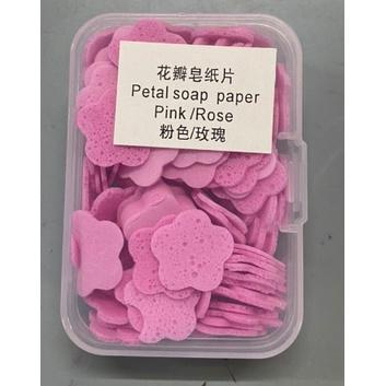 Xà Bông Rửa Tay Hình Bông Hoa, Xà Phòng Giấy Bỏ Túi Đi Du Lịch Đi Ra Ngoài Tiện Lợi