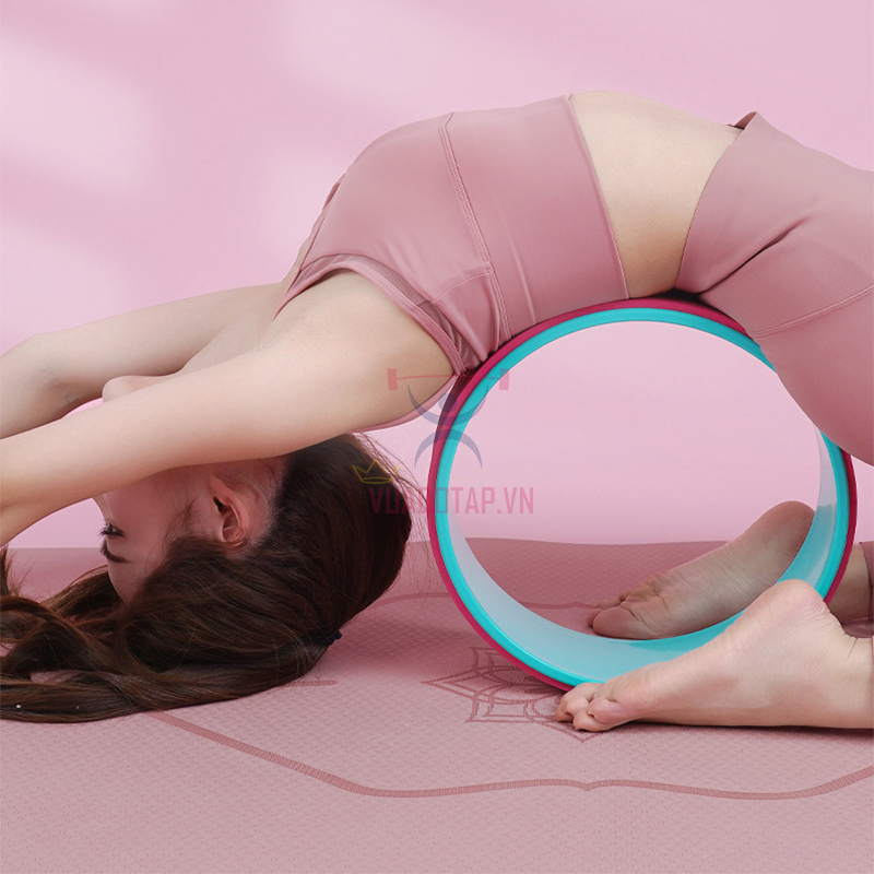 Vòng Tập Yoga 32*13cm Bọc EVA Vân Nổi 3D Massage Cao Cấp