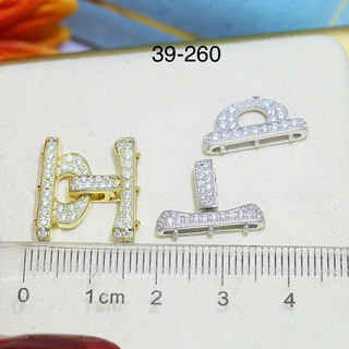 chốt, móc khoá bạc 925 si kim sang trọng dùng làm vòng cổ, vòng tay handmade, thiết kế hiện đại thời trang.