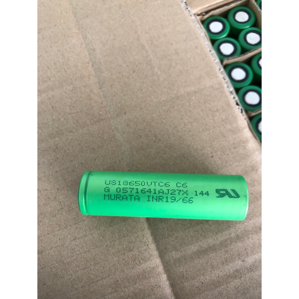Pin xả cao 18650 Sony VTC6 US18650VTC6 30A 3000mAh -Chất lượng cao US18650VTC6 pin xanh