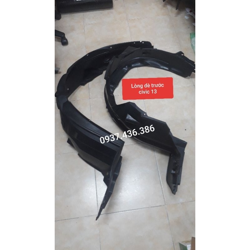 Chắn bùn lòng dè bánh trước honda civic 2012-2015 ////// 2016-2019