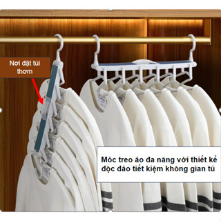 Móc treo áo đa công dụng