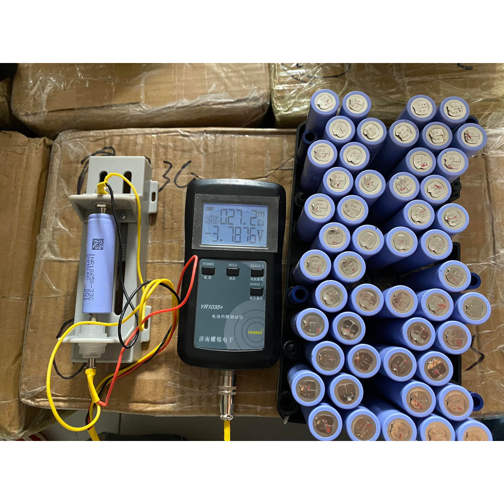 Cell Pin 18650 Samsung 33G dung lượng 2500-3100mAh xả < 20A tháo khối