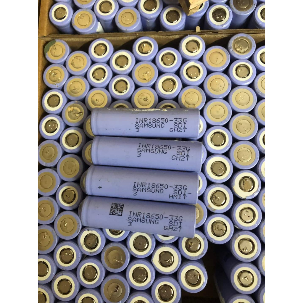 Cell Pin 18650 Samsung 33G dung lượng 2500-3100mAh xả < 20A tháo khối