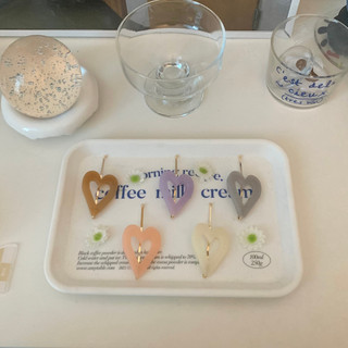 Kẹp mái hình trái tim Modleaf Candy heart pin Hàn Quốc