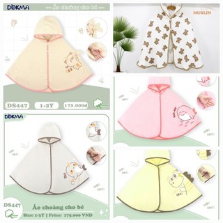Áo choàng chống nắng cho bé 1-3y dokma