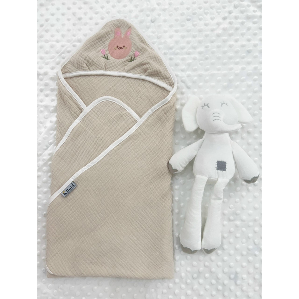 Choàng - Ủ xô Cà Fê Kiluta cao cấp cho bé từ 0 tháng tuổi