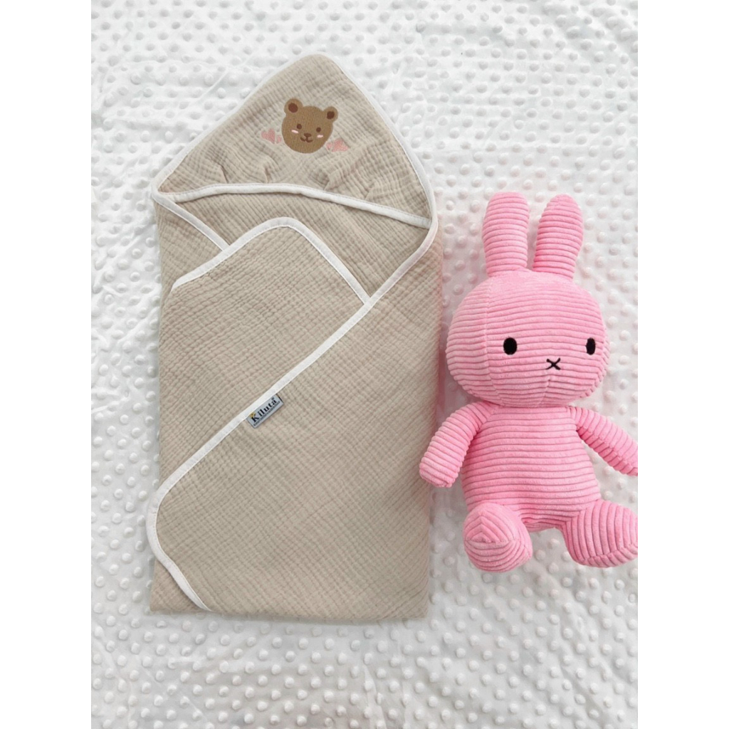 Choàng - Ủ xô Cà Fê Kiluta cao cấp cho bé từ 0 tháng tuổi