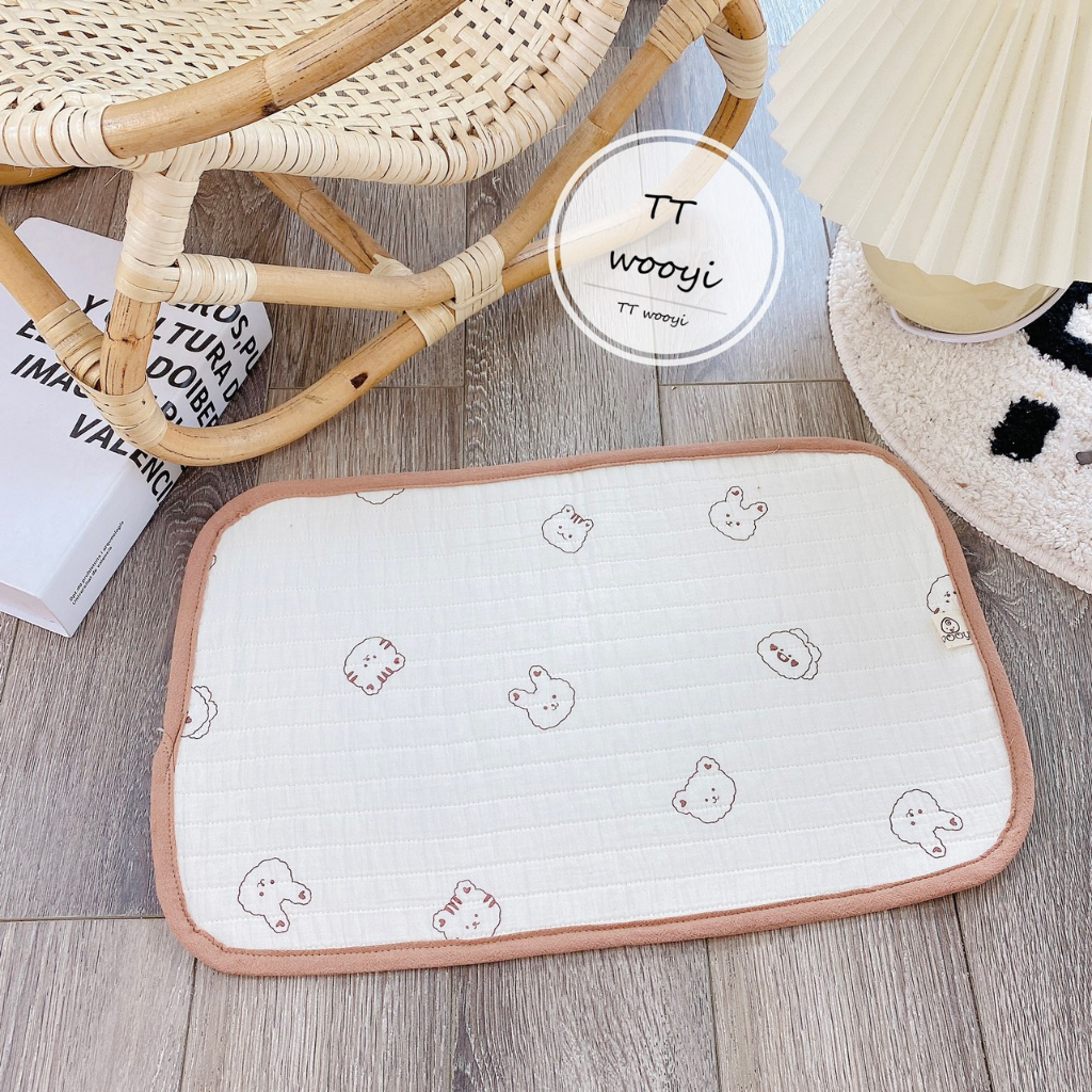 Gối vải 3 lớp Wooyi phong cách Hàn