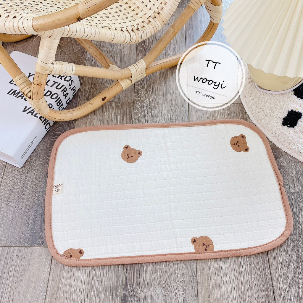 Gối vải 3 lớp Wooyi phong cách Hàn