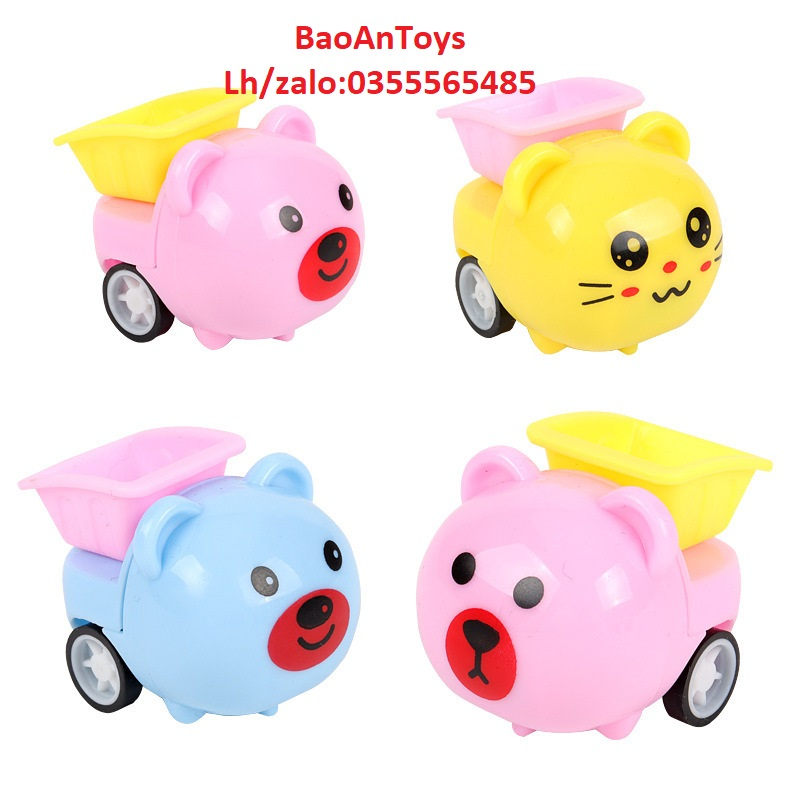 Đồ chơi Thú chạy cót bằng nhựa ABS màu sắc dễ thương chuyển động cho bé-Giá rẻ