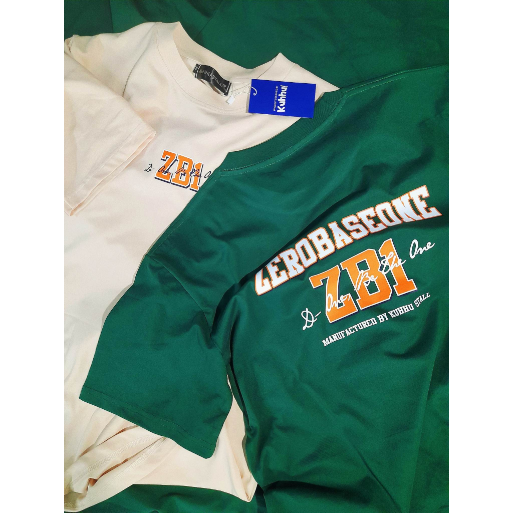 ZEROBASEONE TEE - Áo thun ZB1 unisex oversize 4 màu đen/trắng/be/xanh đậm