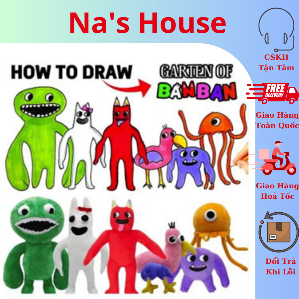Búp Bê Nhồi Bông Jason Garten of Banban Trong Game Kinh Dị